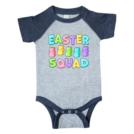 

Inktastic Easter Squad Cute Pastel Marshmallow Bunnies Gift Baby Boy or Baby Girl Bodysuit