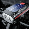 thumbnail image 6 of Solar Powered USB Rechargeable LED Bicycle Headlight Bike Head Light Lamp., 6 of 7