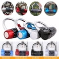 thumbnail image 4 of Gym Lock sundopt, combinación negra de 5 letras y 5 dígitos, 4 of 9