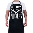 thumbnail image 1 of Funny Aprons For Men,Birthday Gifts for Dad，Mens Apron,Fathers Day Cooking BBQ Chef Grilling Apron, 1 of 5