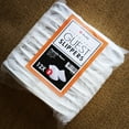 thumbnail image 6 of DISEN 150 Pairs Fabric Packed Terry Cotton Disposable Hotel Slippers Bulk for Airbnb Spa Wedding Hospital Guests Adult Men Women Size 10-11, White, 6 of 8