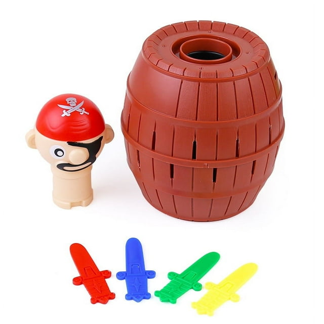 Juego de mesa de acción clásico de piratas para niños de 4, 5, 6, 7 y 8 años, ideal para familias y preescolares, y para adultos.