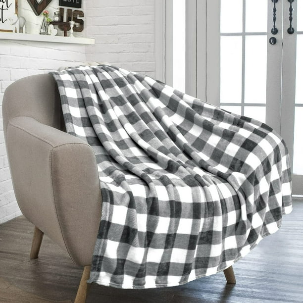 Manta de Navidad suave y cálida | Manta acogedora de poliéster para siestas para sofá, cama, camping | Transpirable, ligero, uso para todas las estaciones | 51x39 in | Paquete Individual | Rojo,