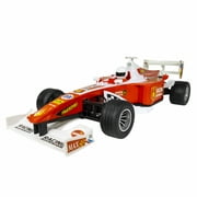 Kidplokio Racecar Formula 1 Style Jumbo Pull Back Friction Car, Red, Boys Ages 3+