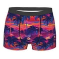 thumbnail image 4 of Goofa Retro Palms Printed Men's Boxer Briefs Underwear, Moisture-Wicking Underwear, Trunk,Soft and Breathable Cotton Underwear-Large, 4 of 9