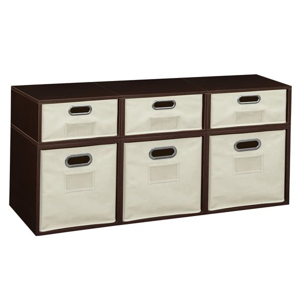 Niche Cubo Storage Set 3 Full Cubes/3 Half Cubes with Foldable Storage