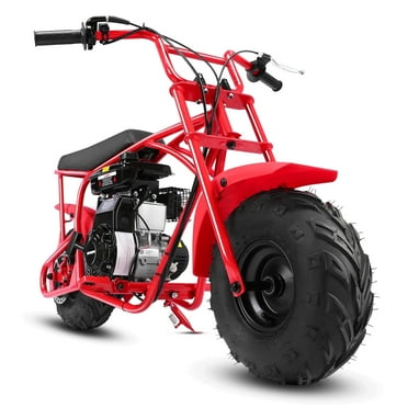 Oryxearth 105CC 4-Stroke Mini Bike, Gas Powered Dirt Bike,Off-Road Trail, 0.47gal, Red