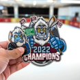 thumbnail image 4 of 2022 Champions Denver Colorado Yeti Mascot Hockey Parody Embroidered Limited Patch, 4 of 5