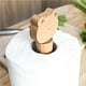 thumbnail image 5 of Portarrollos De Cocina De Madera Antideslizante Vertical Pañuelo De Papel Soporte Multiusos Para Toallas De Cocina Con Decoración De Rana Pequeña De Madera Para El Hogar Cocina Encimera De Baño Cateissary HA012741-00, 5 of 7