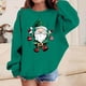 thumbnail image 1 of Blusas y camisas de manga larga con cuello redondo para niños Estampados navideños de manga larga Casual Suelto Forro polar para mayor calidez Sudadera con capucha de manga larga con cuello redondo pa, 1 of 4