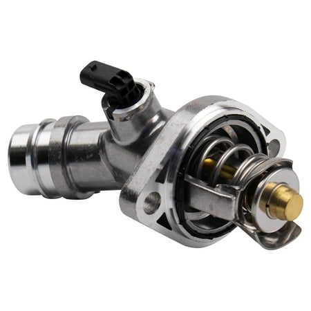 TRQ Thermostat & Housing Fits Hyundai Elantra Kona Veloster Forte Seltos Soul ECA92101 Fits select: 2017 HYUNDAI ELANTRA SE/VALUE/LIMITED, 2019 KIA FORTE