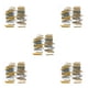 thumbnail image 1 of Billuyoard 300 Pieces Metal Film Resistors Stable Making Accessory Electric Material Part Device Universal 1/4W Resistor DIY Kit Resistance Type2 NO2 Billuyoard CBP493488, 1 of 6