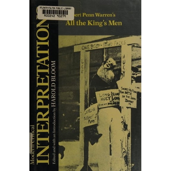 Pre-Owned Robert Penn Warren's All the Kings's Men (Library Binding) 9781555460631