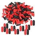 thumbnail image 1 of Unique Bargains 200pcs Rubber End Caps Cover Assortment 4mm Screw Thread Protector for Screw Bolt Black Red, 1 of 5