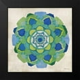 thumbnail image 2 of Stellar Design Studio 12x12 Black Modern Framed Museum Art Print Titled - Global Pattern IV, 2 of 5
