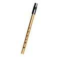 thumbnail image 2 of Irish Whistle Flute C D Bb Key 6Hole Flute Alloy Musical Instruments Accessories For Woodwind Instrument With Bags Gold C Key, 2 of 8