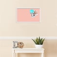 thumbnail image 3 of PinPix 24x14 Custom Cork Bulletin Board Pink Pastel Poster Board Has a Fabric Style Canvas Finish, Framed in Pink Pastel, by ArtToFrames (PinPix-1813), 3 of 5
