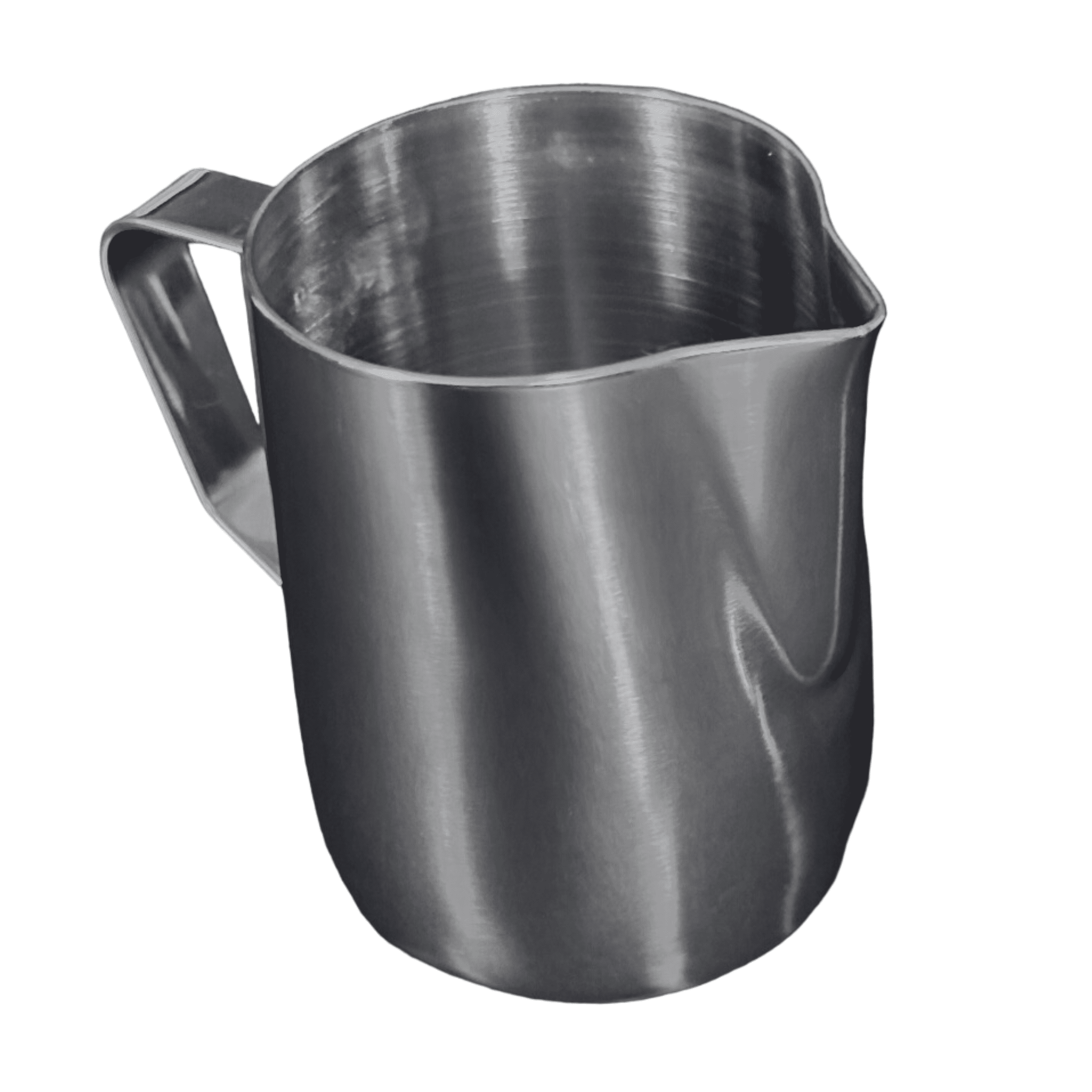 Rattleware Stainless Steel Latte Art Pitcher, 20 oz, with Etched Measurements and Drip-Resistant Spout