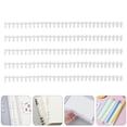 thumbnail image 3 of 10-Pack Plastic Spiral Binding Coils for Notebooks, 30 Holes, Fits A4 and Paper Sizes, Notebook Binding Strips, 3 of 8