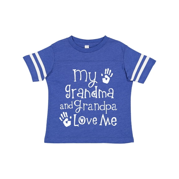 Inktastic Grandma Grandpa Love Me Girls Boys or Girls Toddler T-Shirt