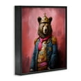 thumbnail image 4 of Stupell Industries Regal Bear Portrait Animals & Insects Painting Black Framed Art Print Wall Art, 12 x 12, 4 of 10