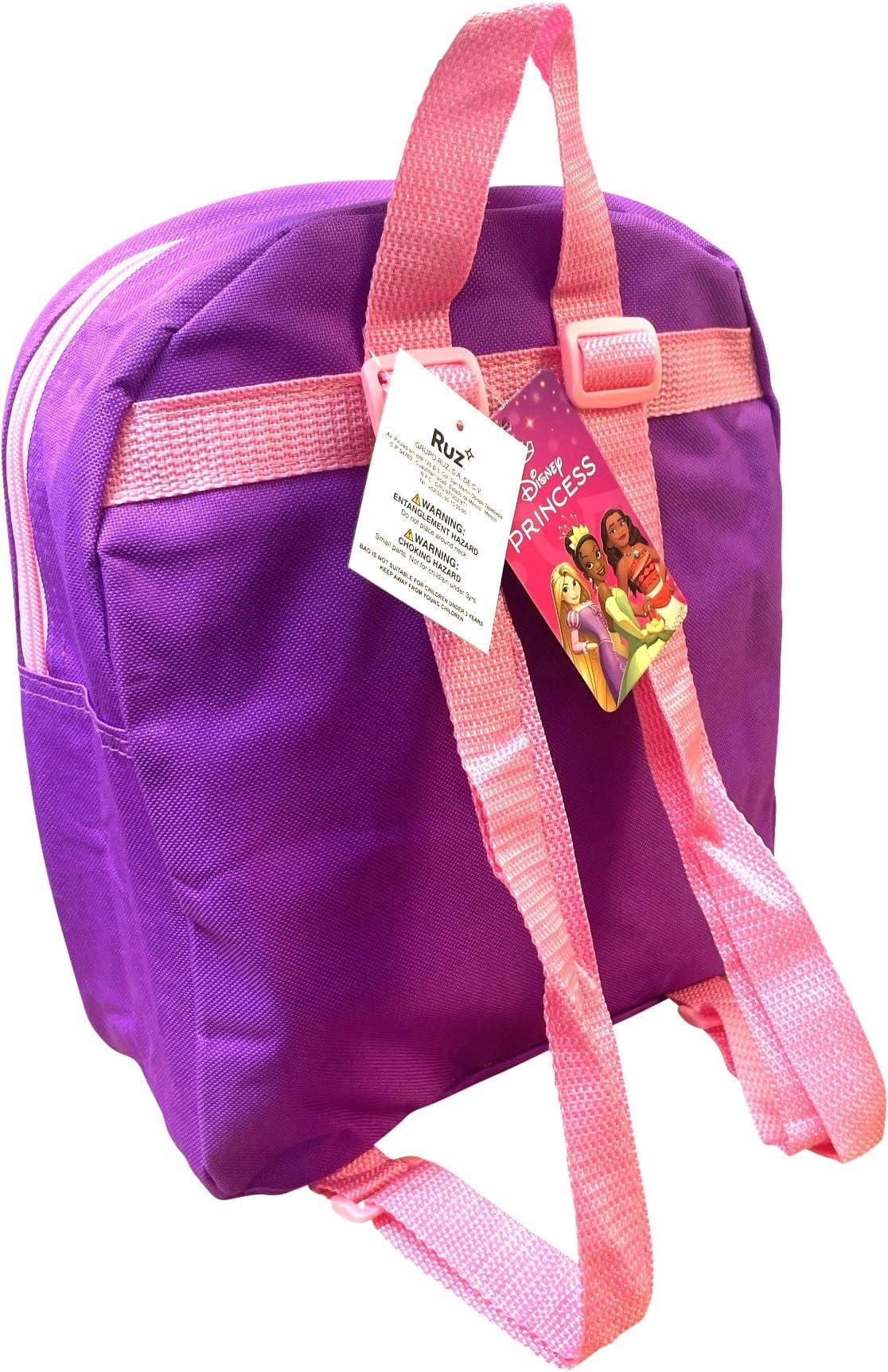 Ruz Princess Tiana Toddler Girl 12 Inch Mini Backpack Pink-Blue