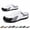 Half-slip white, variant on Men's Slip-On Mule Sneakers Backless Anti-Slip Walking Shoes - Lightweight Breathable Casual Sport Shoes for Driving Travel