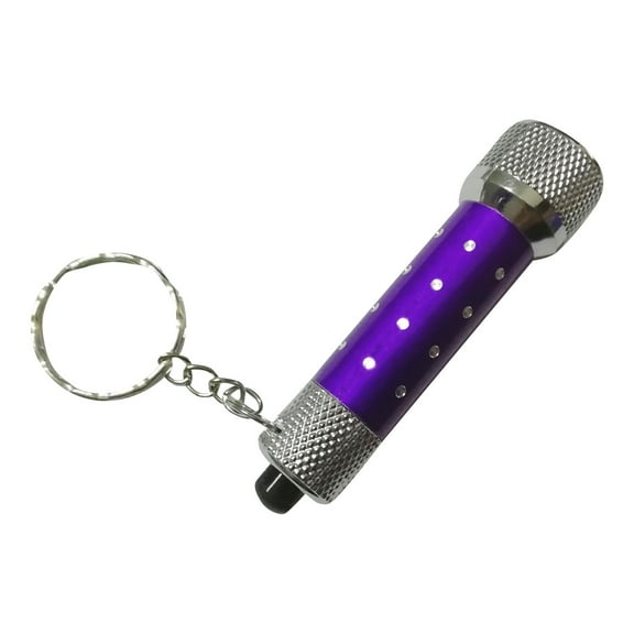 Ultra Bright Mini 5 Led Flashlight Torch Key Chain Key Ring Keychain For Hiking Camping Night Activities And Daily Use, Durable Aluminum Alloy Construction Small Lightweight Easy