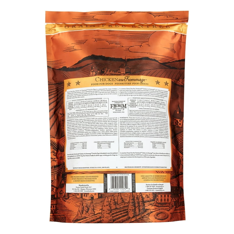Fromm dog food chicken au fromage hotsell