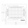 thumbnail image 3 of Football Field Stencil- 12" x 15" -14 Mil Painting/Crafts/ Templates, 3 of 3