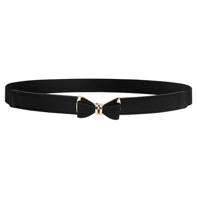 Ceinture Mince pour Femmes à Taille Fine, Ceinture Extensible avec Nœud, 1 Largeur, Ceinture pour Chemisier, Robe, Jupe, Manteau Ou Chandail