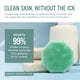 thumbnail image 2 of Face Scrubber Scrubber Scrub®, silicona antimicrobiana, 1 paquete, menta, 2 of 7