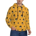 thumbnail image 2 of Fotbe Men's Hoodie with Cute Dog Pattern - Kangaroo Pocket Pullover Hooded Sweatshirt, Perfect for Daily Wear, Travel, and Home-4X-Large, 2 of 7