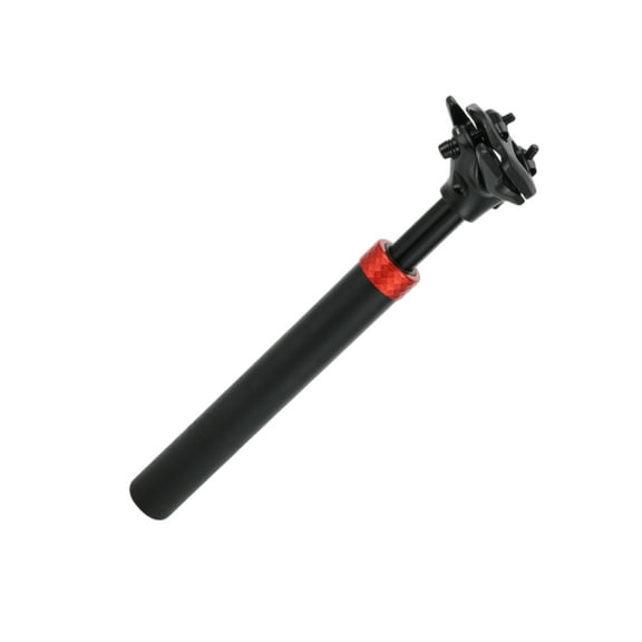 Unique Bargains Bike Seat Posts 30.9x300mm Suspension Shock Absorber Black Red Aluminum Alloy