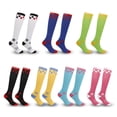 thumbnail image 2 of LYMAYTER Men Athletic Compression Socks Fall Moisture-Wicking Knee High Socks Running Cycling Yoga Sports Socks‌, 2 of 9