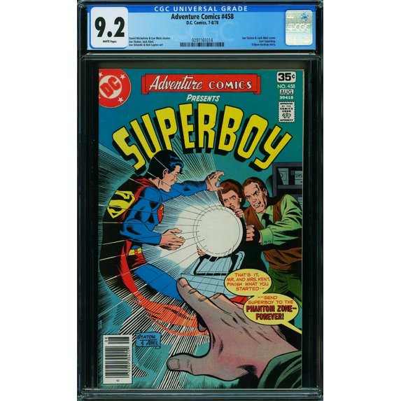 Adventure Comics #458 - CGC 9.2 Comic Book