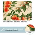 thumbnail image 2 of Peach Non-Slip Polyester Door Mat Floor Mats Bath Rugs Machine Washable, 2 of 6