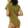 thumbnail image 3 of Free People Road Trip Cotton Bodysuit In Verde, 3 of 8