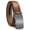 Brown Tan, variant on Mens Belt Leather Belt, Ratchet Belt with Automatic Sliding Buckle for Casual, 1 3/8"(35mm)