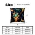thumbnail image 5 of Sea Slug Chair Pillow Covers Set with Unique Patterns for Bed and Throw Pillows - Sizes 16x16, 18x18, 20x20 Inches for Various Occasions - Set of 2 Items, 5 of 6