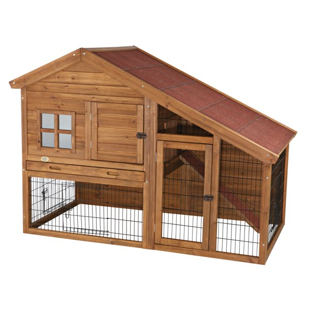 TRIXIE Pet Products natura Rabbit Cabin with a View Hutch