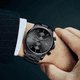 thumbnail image 3 of Reloj Cronógrafo De Cuarzo De Acero Inoxidable Para Hombre Fondo Xtellar negro, 3 of 3