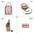 thumbnail image 3 of FORMRS Crossbody Bag for Women Quilted Travel Shoulder Cell Phone Purse with Chain Strap Handbag, White Gingerbread Houses, 3 of 7