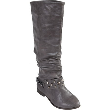 Brinley Co Women's Stud Detail Slouchy B
