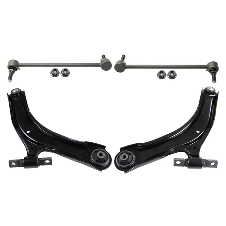 MOOG Front Lower Control Arm Ball Joints Sway Bar Links Fits Nissan Rogue 2008 2009 2010 2011 2012 2013 Fits Nissan Rogue Select 2014 2015