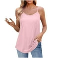 thumbnail image 6 of Timegard Camisole Tops for Women Scoop Neck Sleeveless Adjustable Strap Casual Loose Comfy Tank Tops, 6 of 6