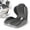 Double Gray, variant on L-shaped Ergonomic Seat Cushion with Lumbar Support, Integrated Lumbar Back Support, Ergonomic Chair Cushion for Office Car Long Sitting