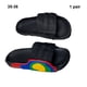 thumbnail image 4 of Sonducket 1 par de chanclas para hombre y mujer, zapatillas portátiles de estilo informal con punta abierta para caminar en la playa, sandalias Calzado Negro Tamaño 35-36, 4 of 6