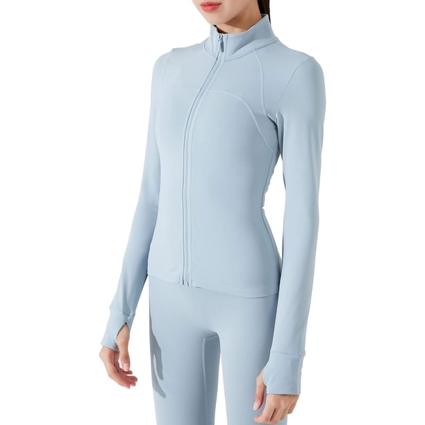 Chaqueta de entrenamiento con media cremallera y tops de yoga de forro polar cálido para mujer