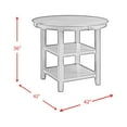 thumbnail image 4 of Picket House Furnishings Taylor Counter Height Dining Table in Gray, 4 of 10